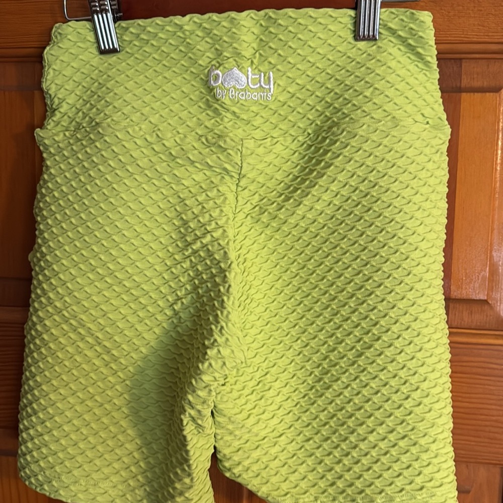 Lime green biker shorts - Picture 3 of 3